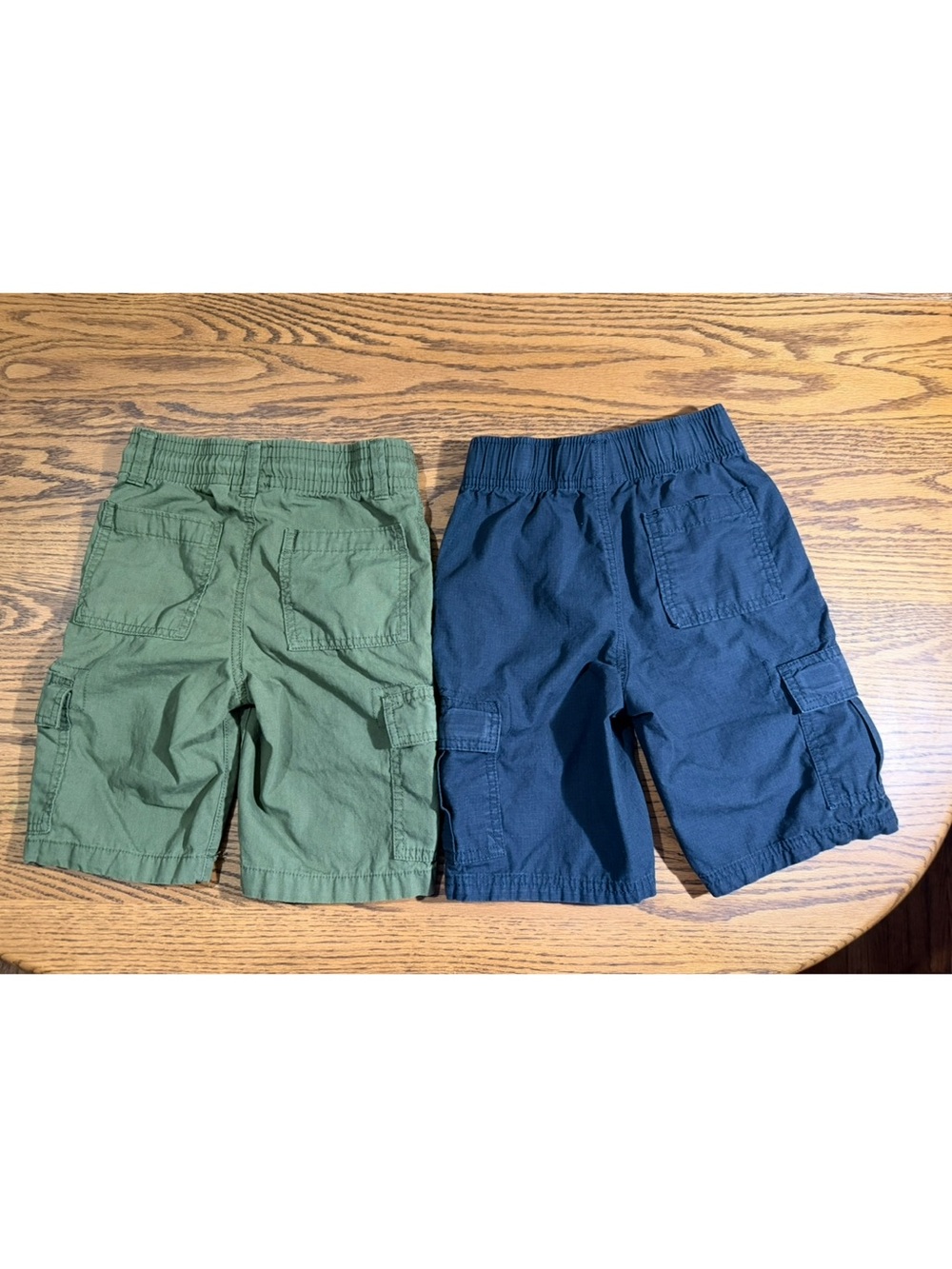 The Children's Place Olive Green & Navy Cargo Shorts Set - Picture 2 of 6